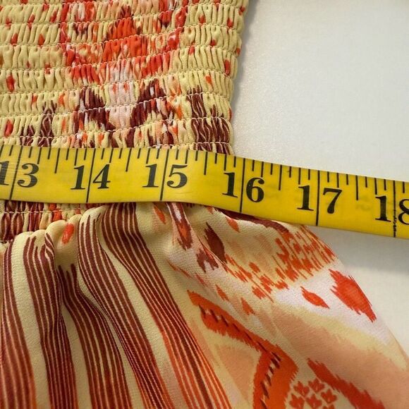 Torrid Smocked Chiffon Babydoll Three Quarter Sleeve Top Sz 1X - Picture 9 of 12